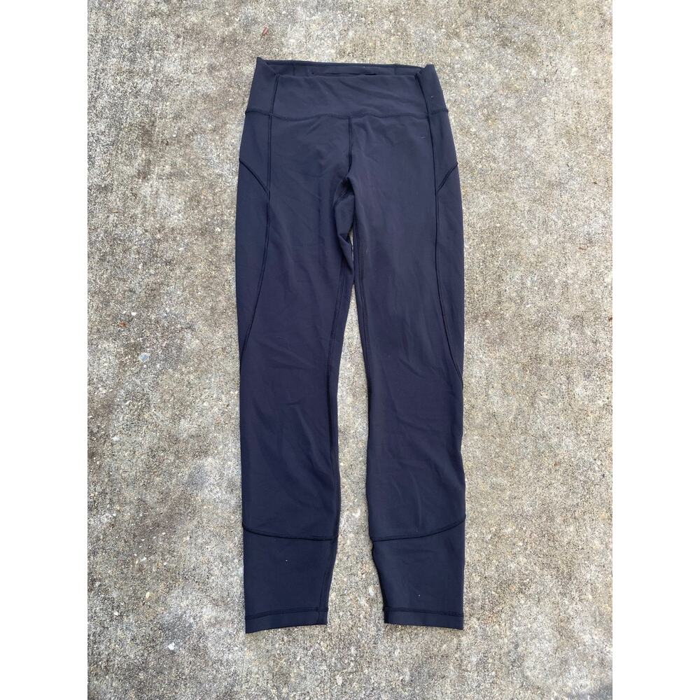 Lululemon Align High Risk Black Athletic Leggings Workout Yoga Retro - Women’s 6